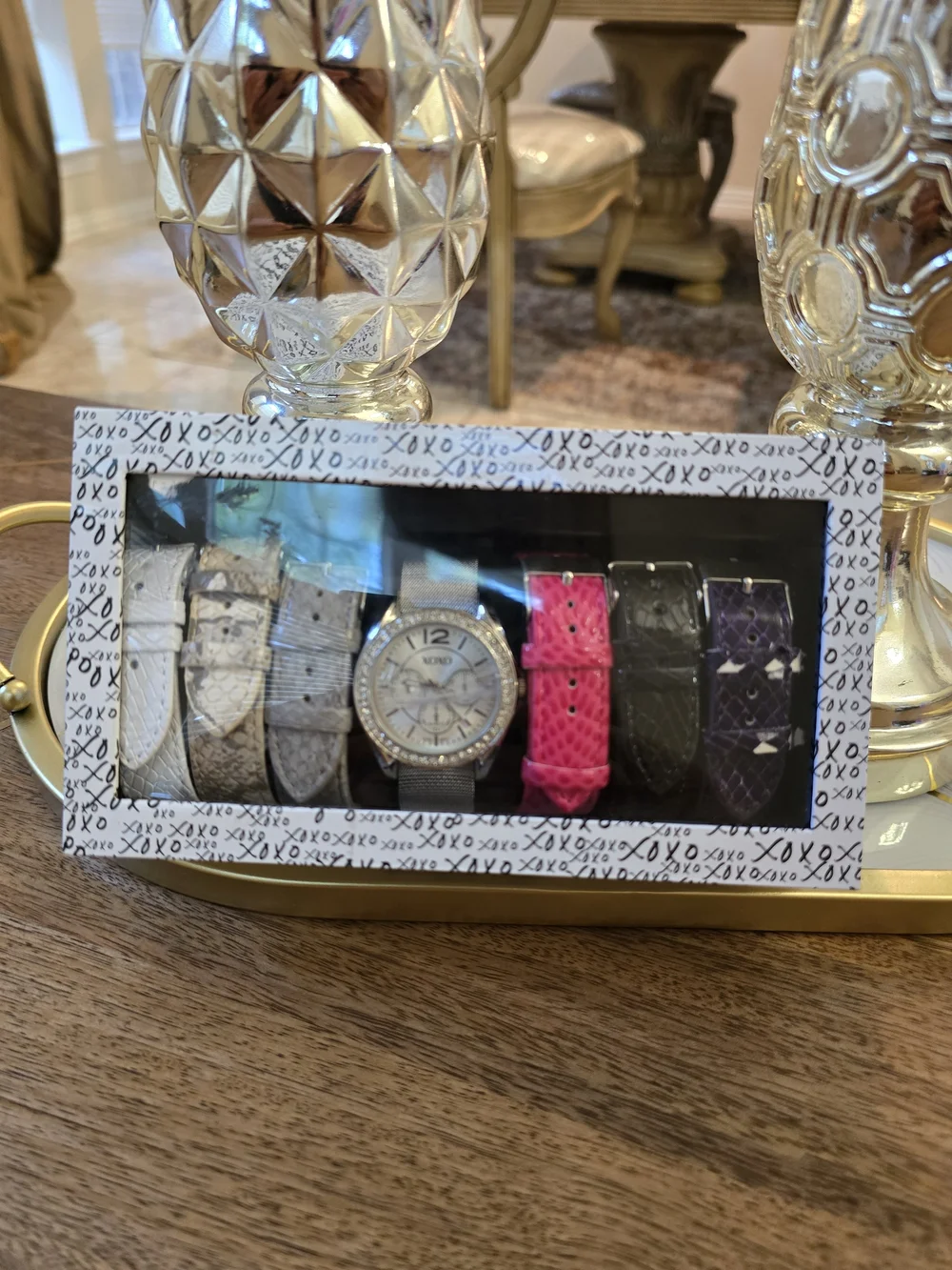 XOXO watch with 6 different straps #watch #strapswap Women Watch